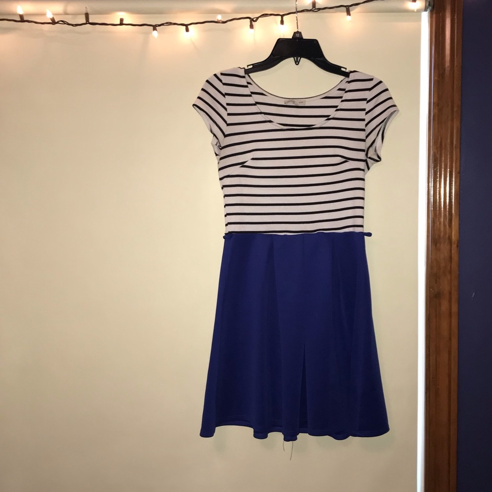 Charlotte Russe Striped Skater Dress